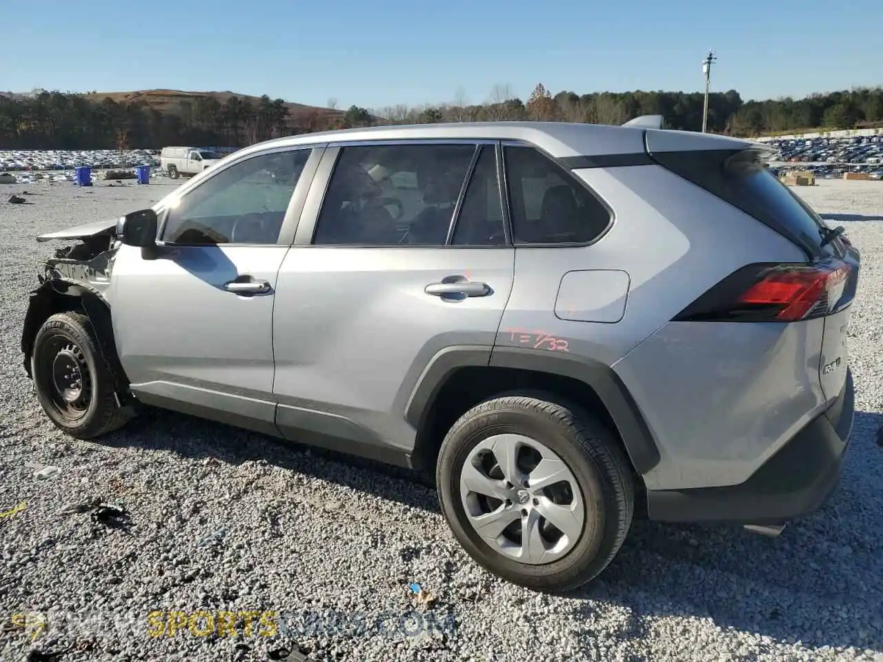 2 Photograph of a damaged car 2T3H1RFV3PC214186 TOYOTA RAV4 2023