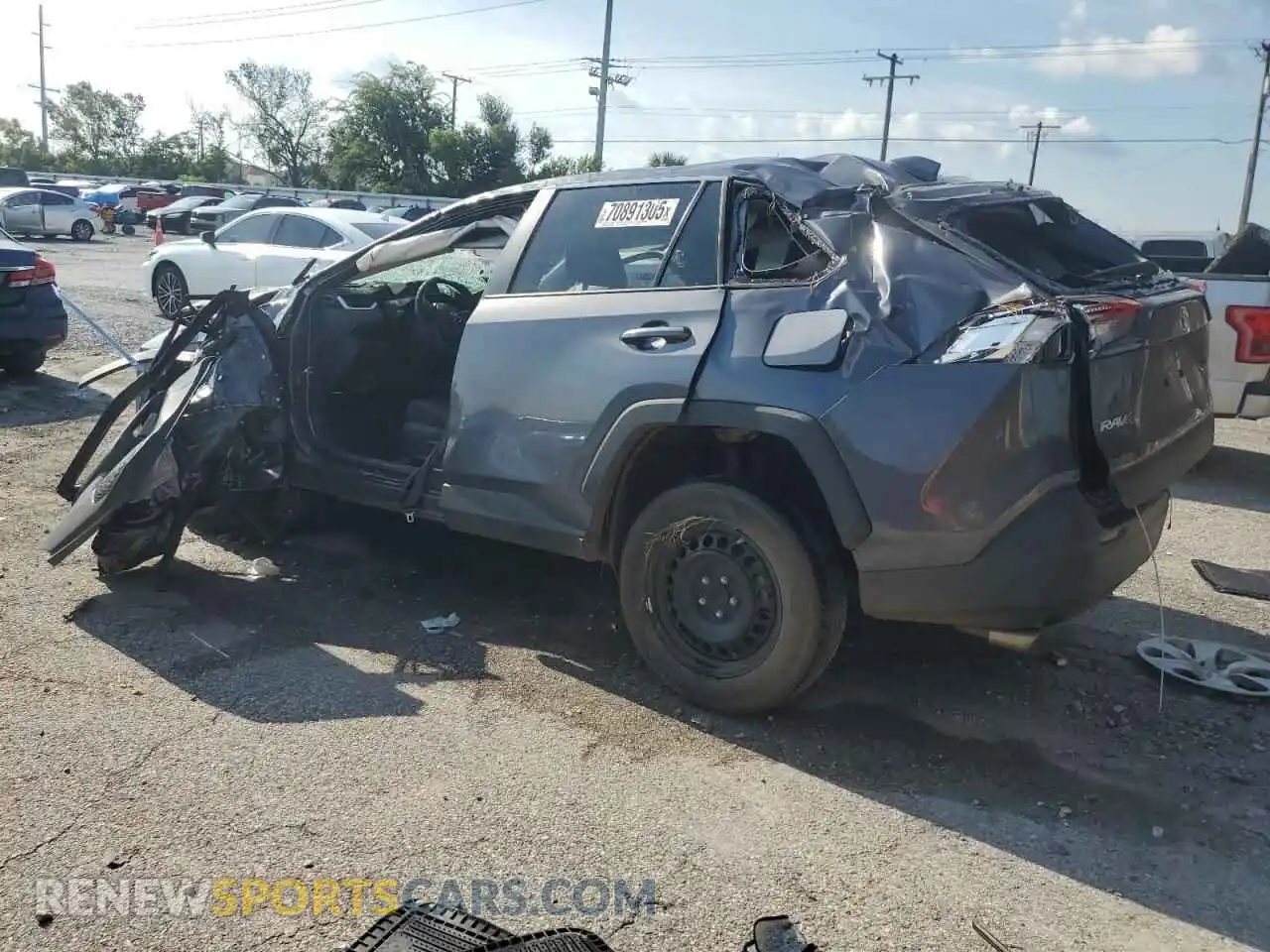 2 Photograph of a damaged car 2T3H1RFV3PC242053 TOYOTA RAV4 2023