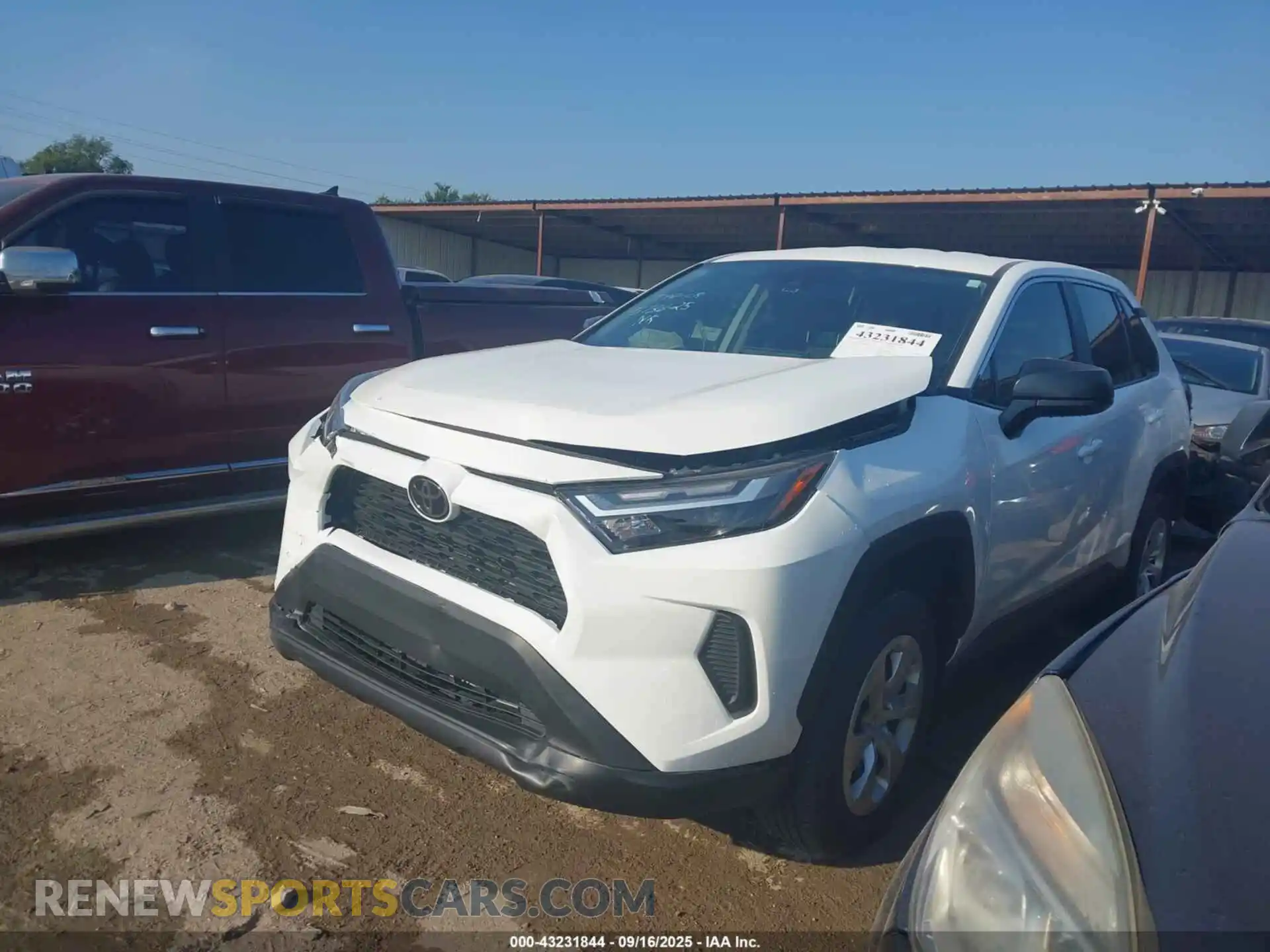 2 Photograph of a damaged car 2T3H1RFV7PC244369 TOYOTA RAV4 2023