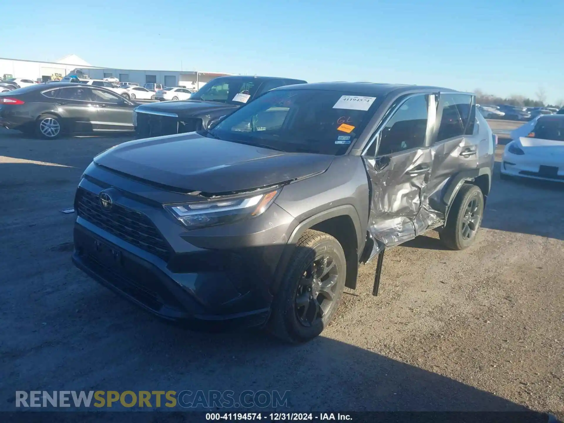 2 Photograph of a damaged car 2T3H1RFV7PW268119 TOYOTA RAV4 2023
