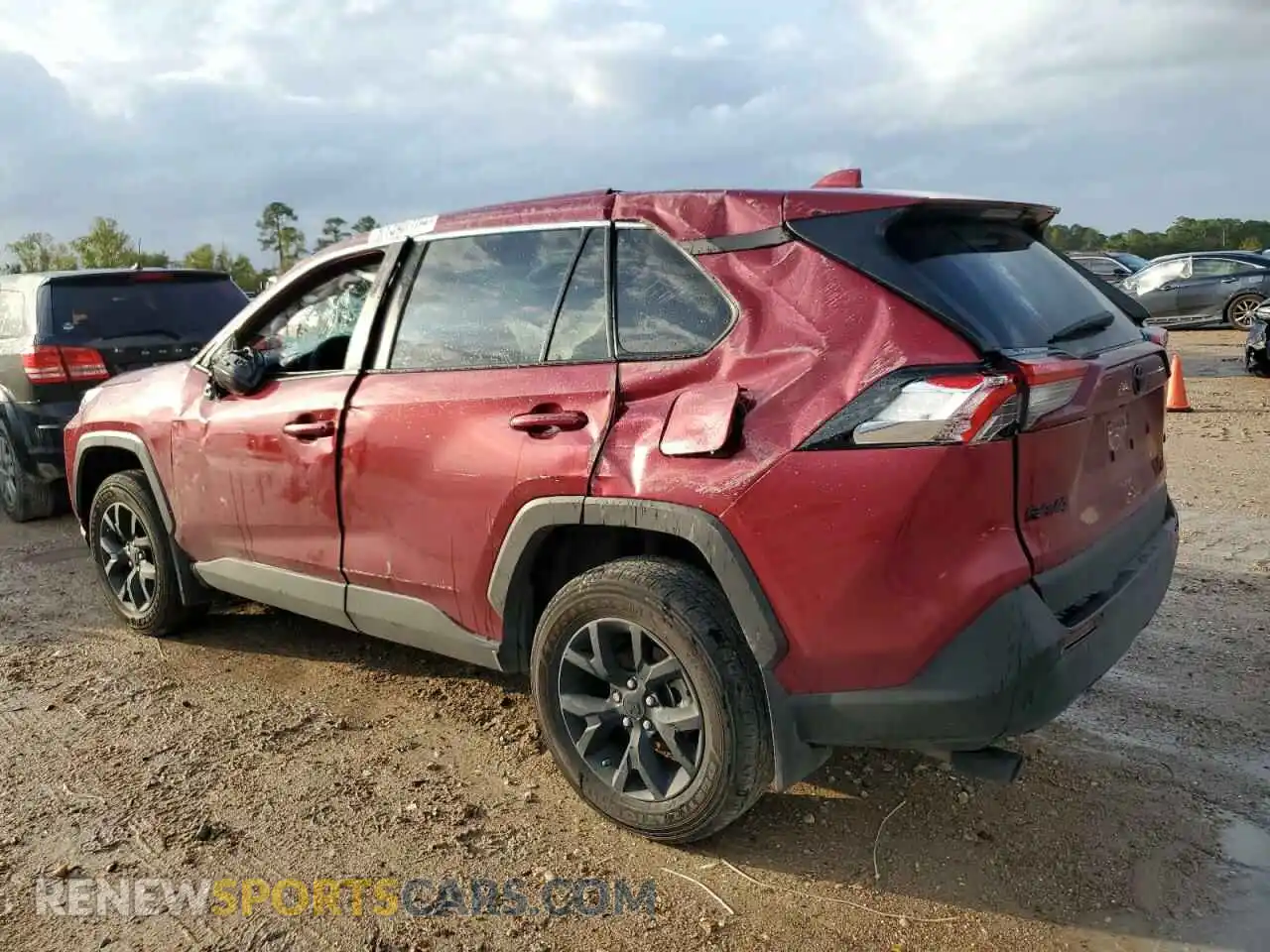 2 Photograph of a damaged car 2T3H1RFV8PW298634 TOYOTA RAV4 2023