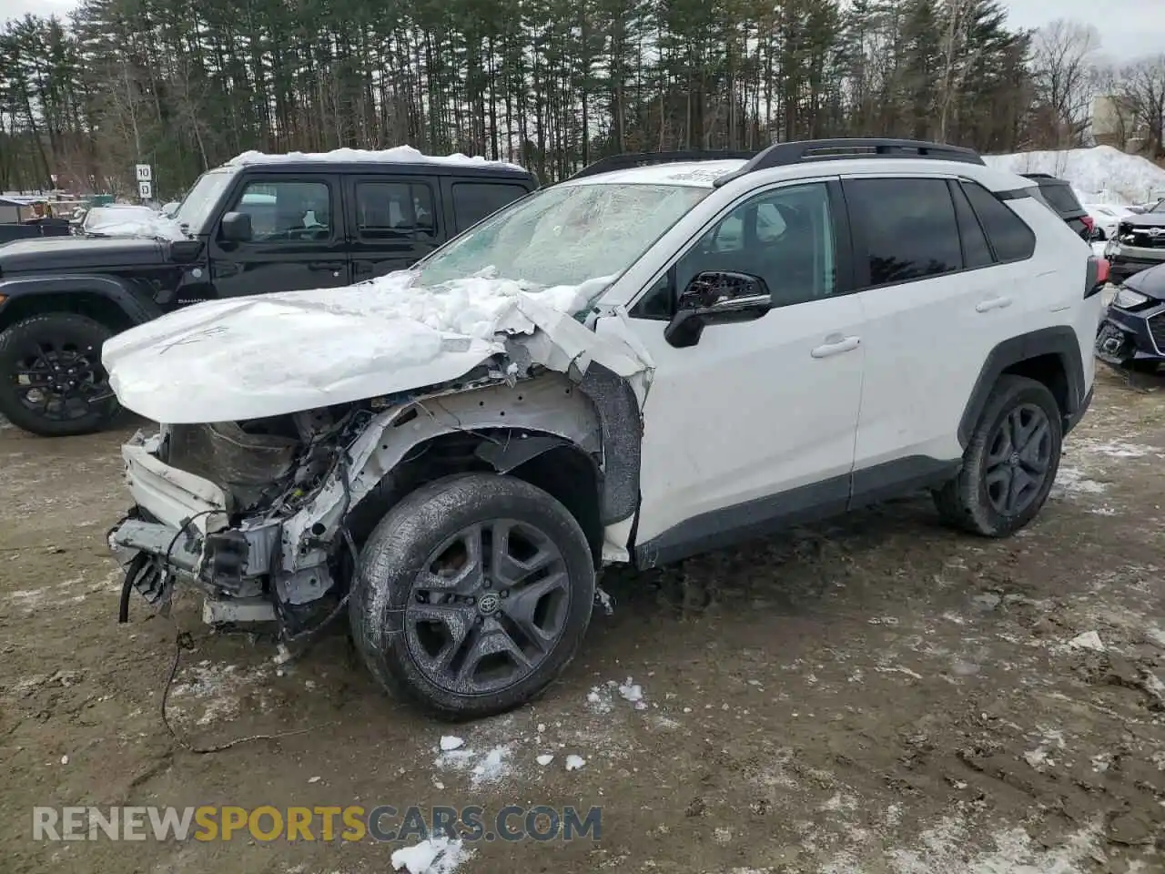 1 Photograph of a damaged car 2T3J1RFV3PW376450 TOYOTA RAV4 2023