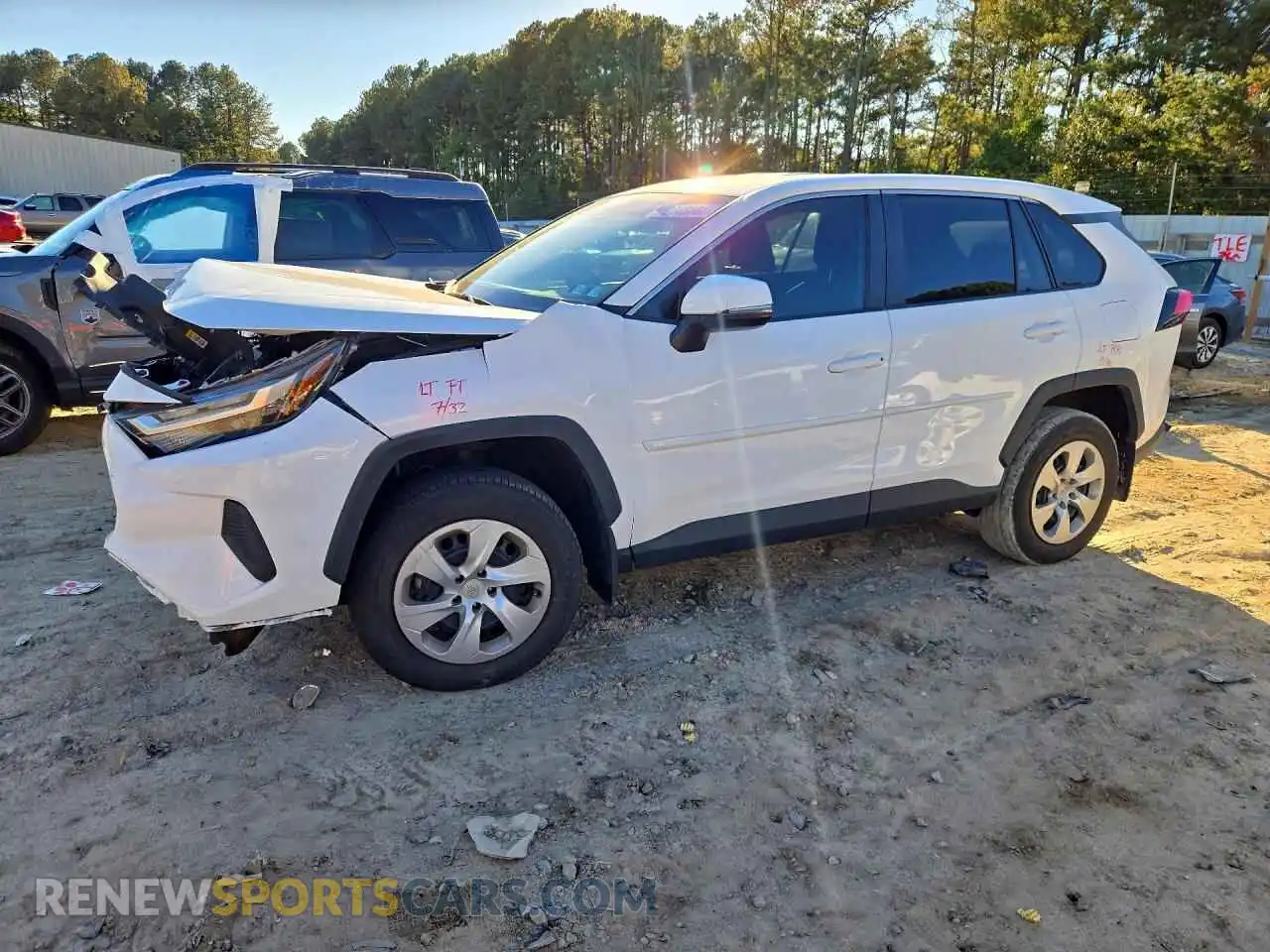 1 fotografías del automóvil dañado 2T3K1RFV9PC229975 TOYOTA RAV4 2023