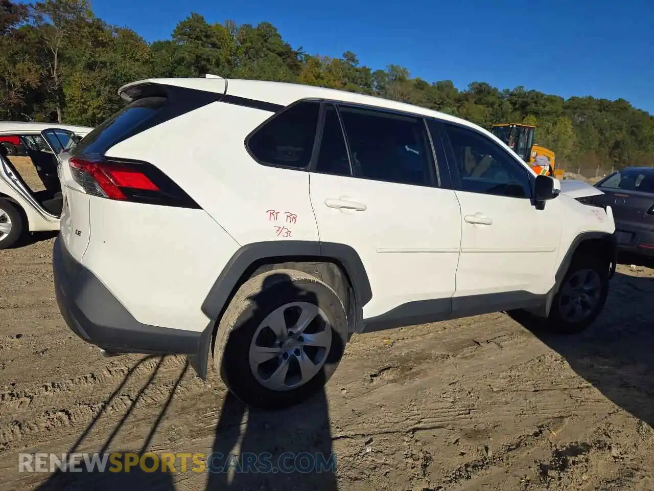 3 fotografías del automóvil dañado 2T3K1RFV9PC229975 TOYOTA RAV4 2023