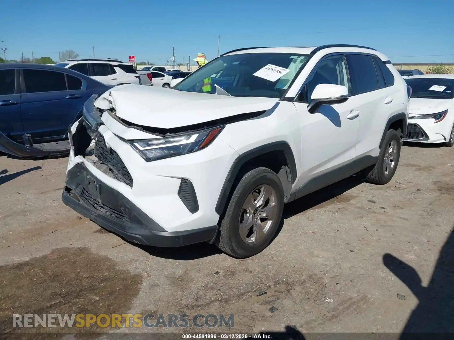 2 Photograph of a damaged car 2T3P1RFV0PW366971 TOYOTA RAV4 2023