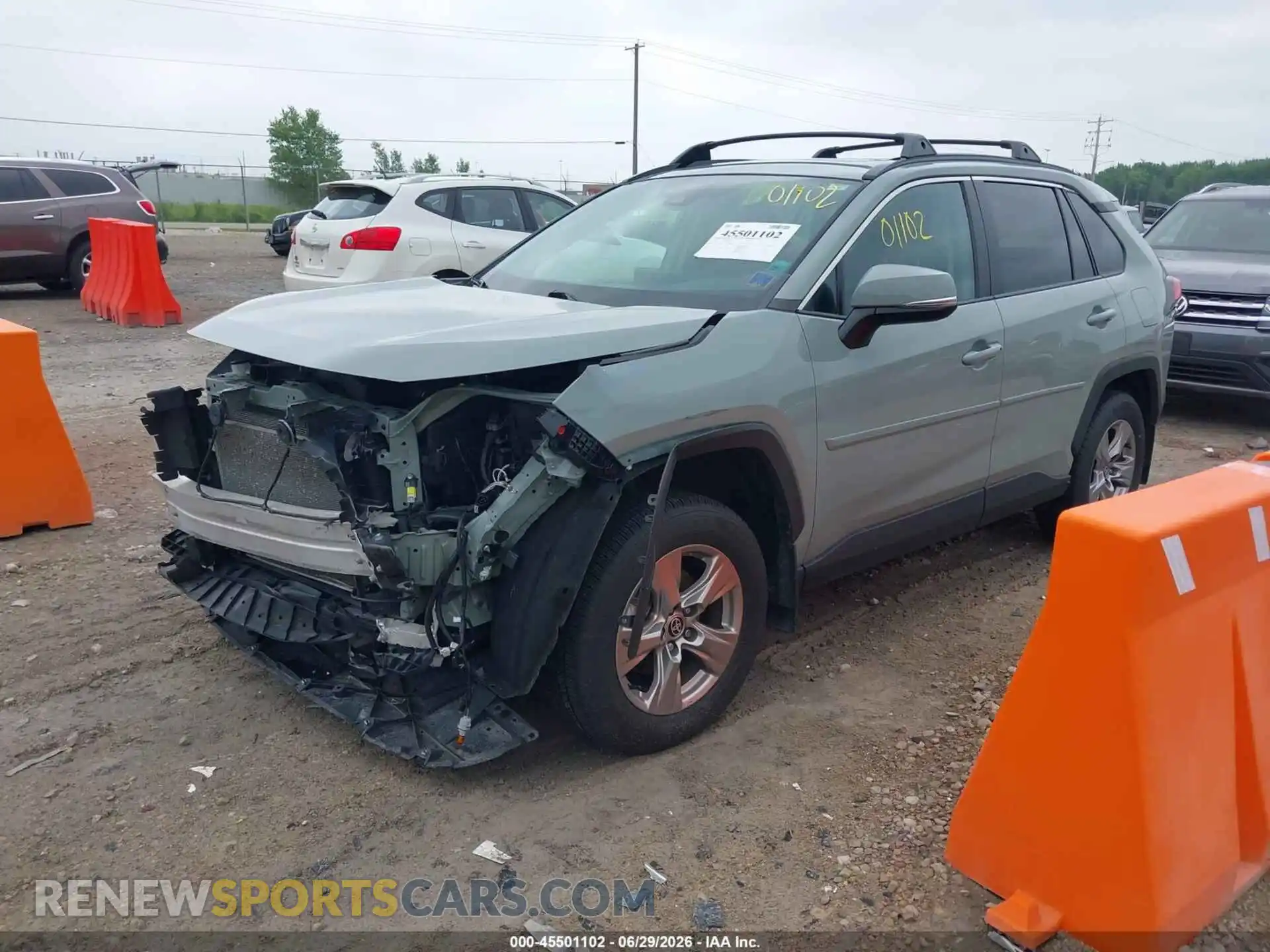 2 Photograph of a damaged car 2T3P1RFV7PW378793 TOYOTA RAV4 2023