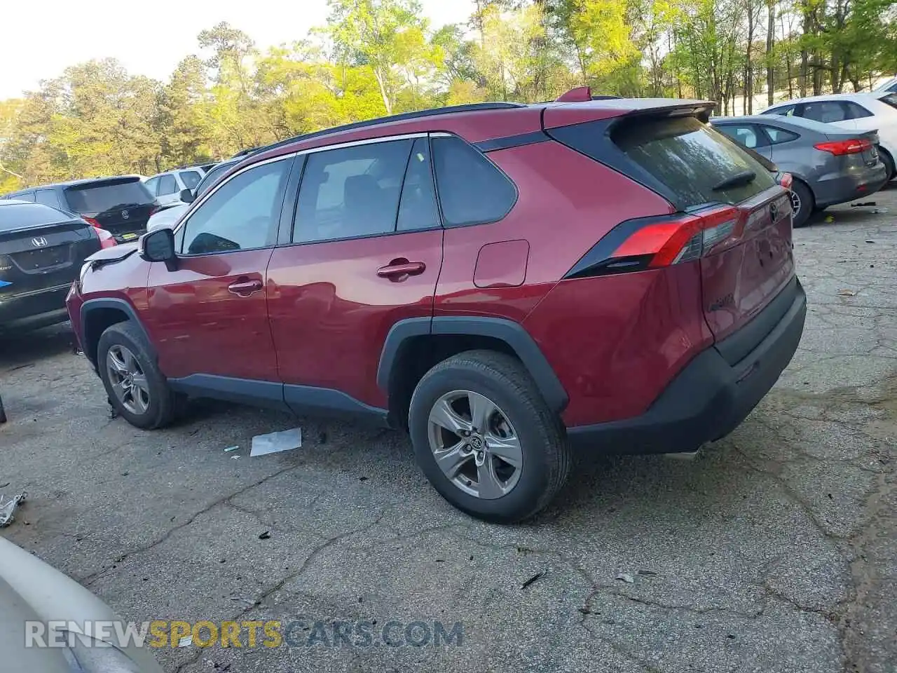 2 Photograph of a damaged car 2T3W1RFV0PW266865 TOYOTA RAV4 2023
