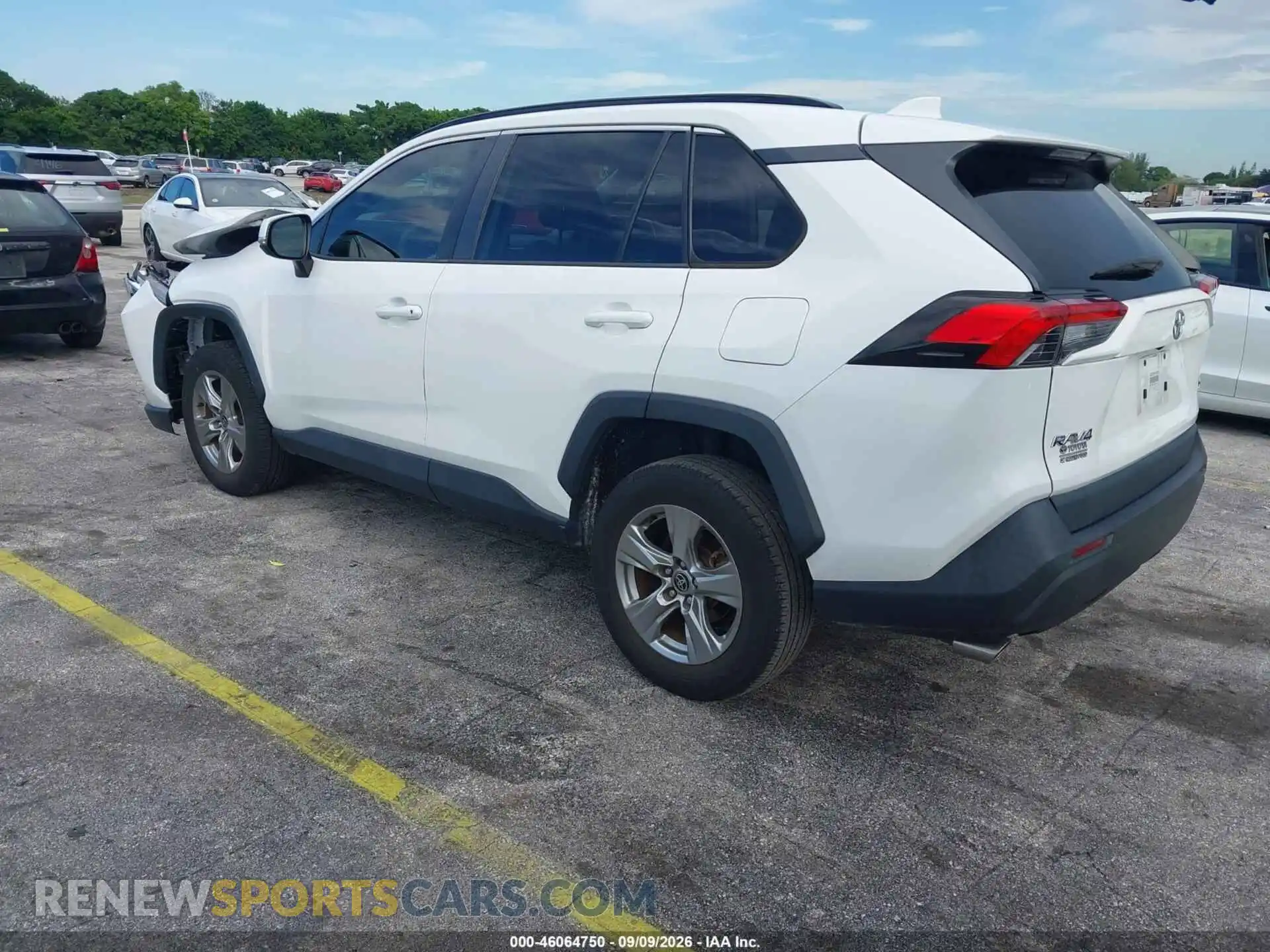3 fotografías del automóvil dañado 2T3W1RFV5PC233376 TOYOTA RAV4 2023