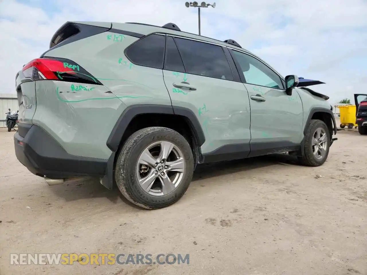 3 fotografías del automóvil dañado 2T3W1RFV6PW293052 TOYOTA RAV4 2023