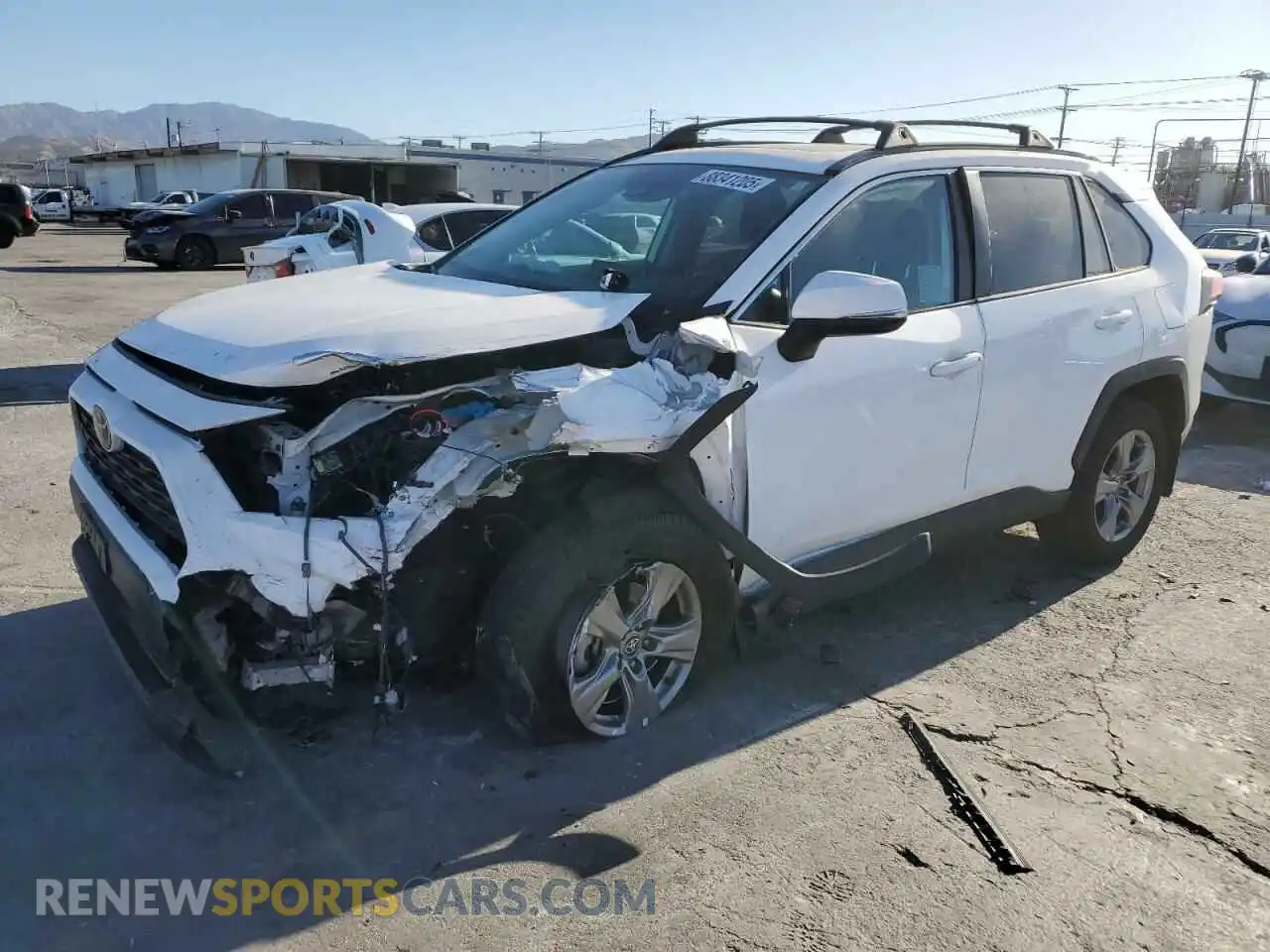 1 Photograph of a damaged car 2T3W1RFVXPC240355 TOYOTA RAV4 2023