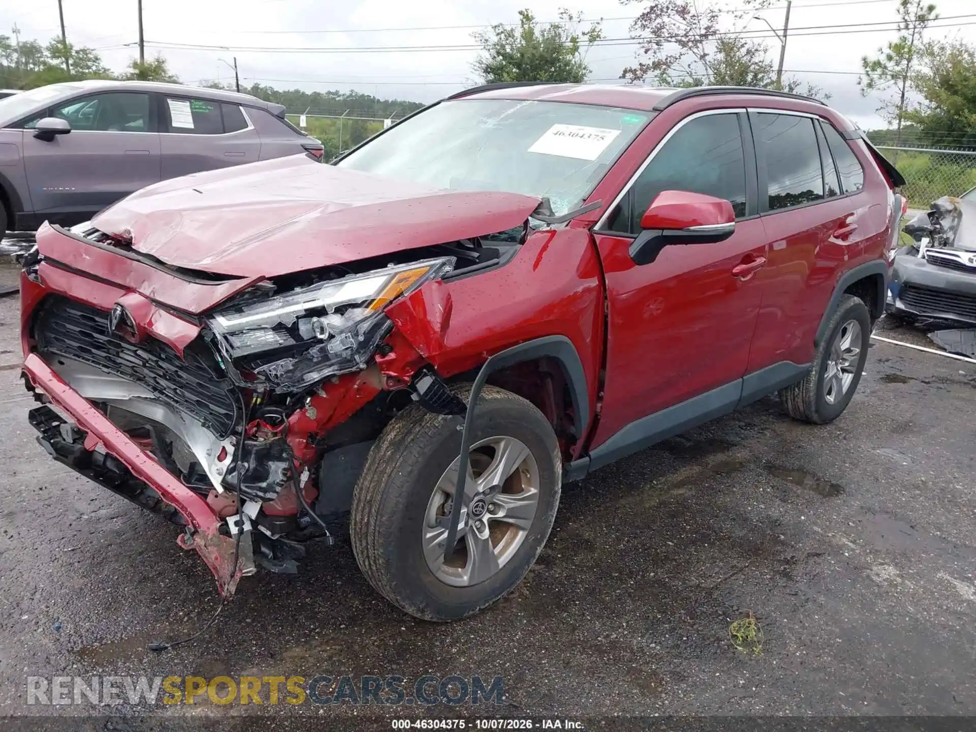 2 Photograph of a damaged car 2T3W1RFVXPW271460 TOYOTA RAV4 2023