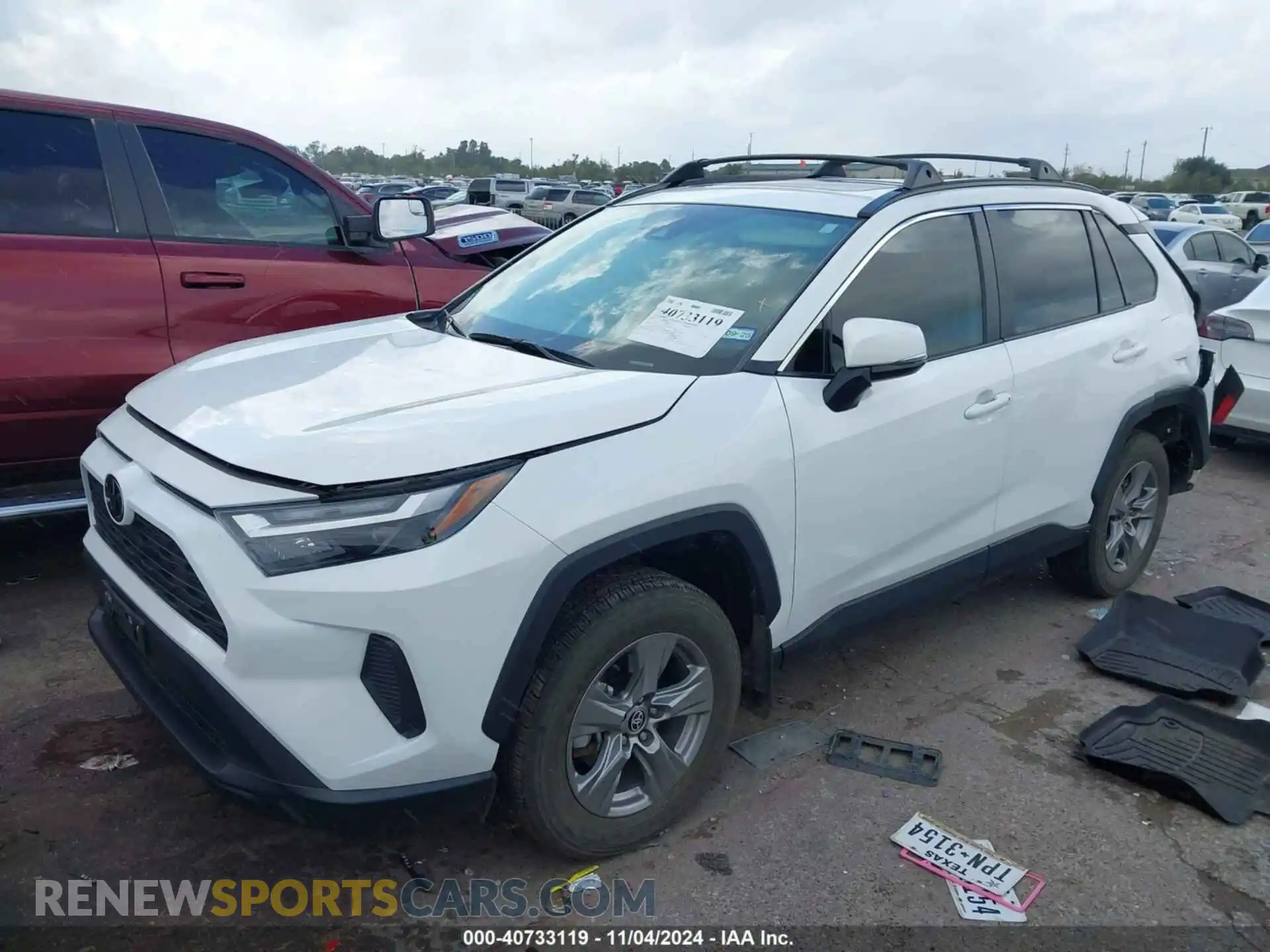 2 Photograph of a damaged car 2T3W1RFVXPW296536 TOYOTA RAV4 2023