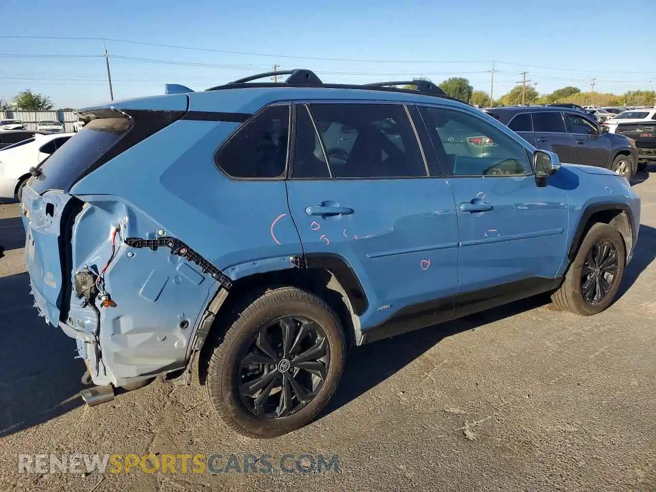 3 fotografías del automóvil dañado JTM16RFV0PD086651 TOYOTA RAV4 2023