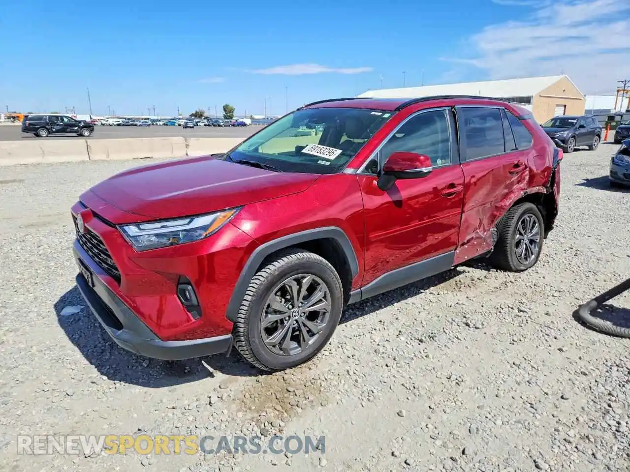 1 Photograph of a damaged car JTMB6RFV2PD079947 TOYOTA RAV4 2023