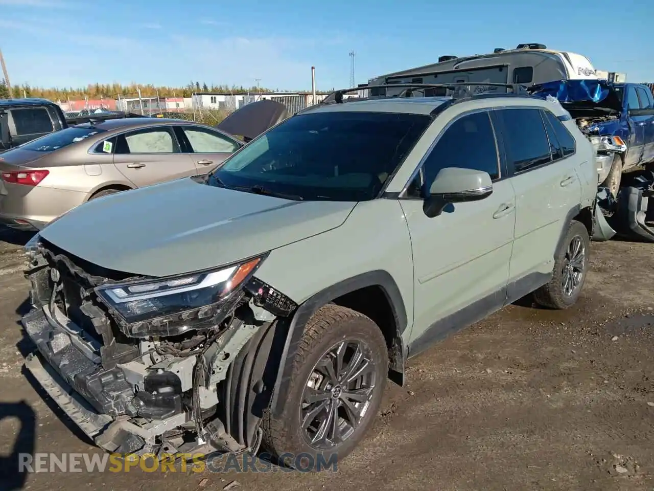 1 Photograph of a damaged car JTMB6RFV2PD101056 TOYOTA RAV4 2023