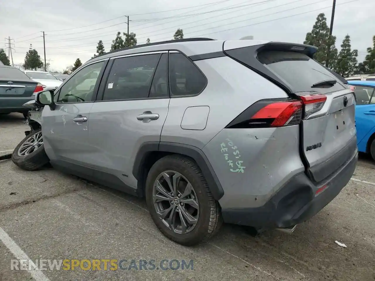 2 Photograph of a damaged car JTMB6RFV4PD115993 TOYOTA RAV4 2023
