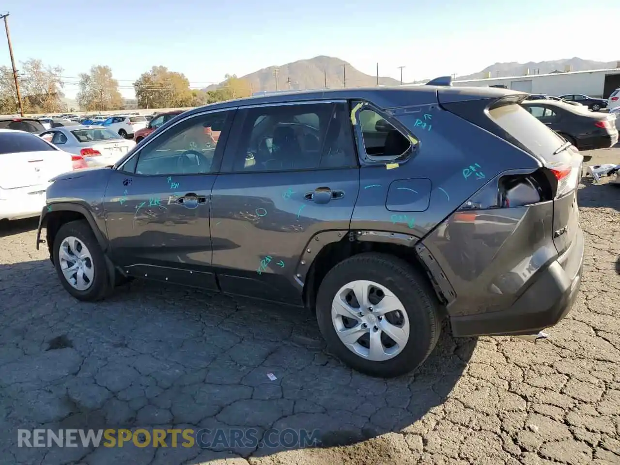 2 Photograph of a damaged car JTMH1RFV1PD109657 TOYOTA RAV4 2023