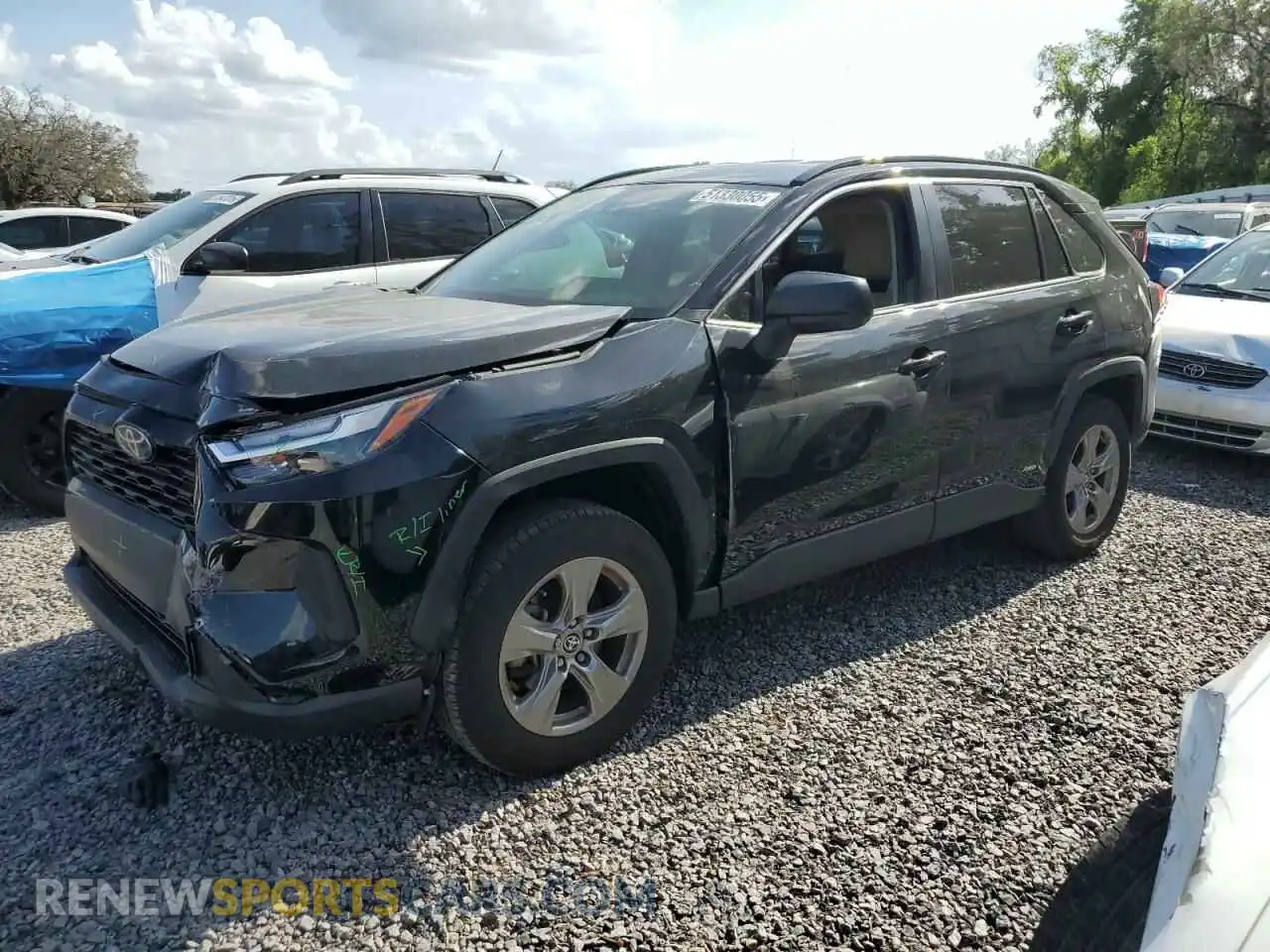 1 Photograph of a damaged car JTMLWRFV7PD204946 TOYOTA RAV4 2023