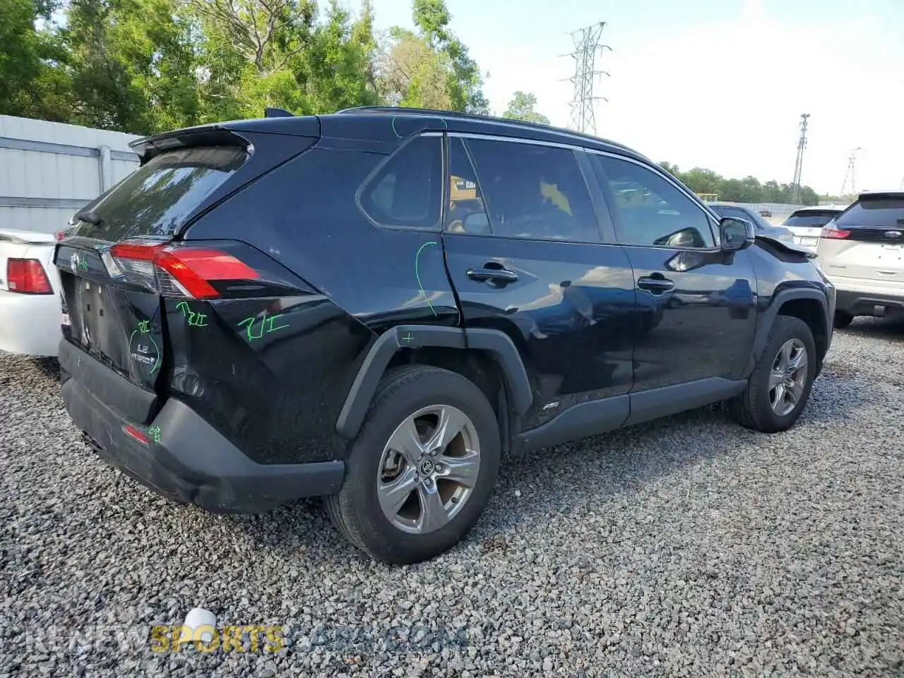 3 Photograph of a damaged car JTMLWRFV7PD204946 TOYOTA RAV4 2023