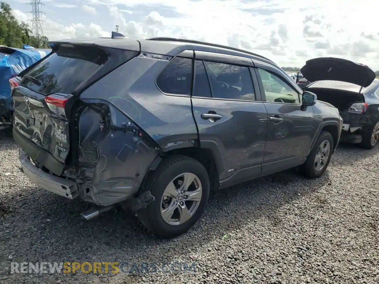 3 Фотография поврежденного автомобиля JTMMWRFV0PD192837 TOYOTA RAV4 2023