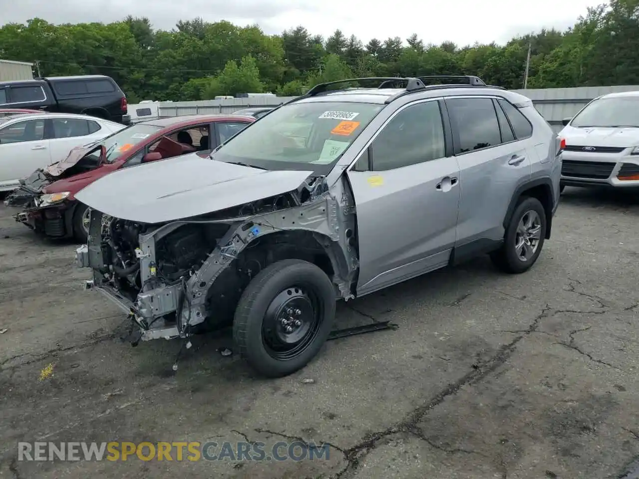 1 Photograph of a damaged car JTMMWRFVXPD191081 TOYOTA RAV4 2023