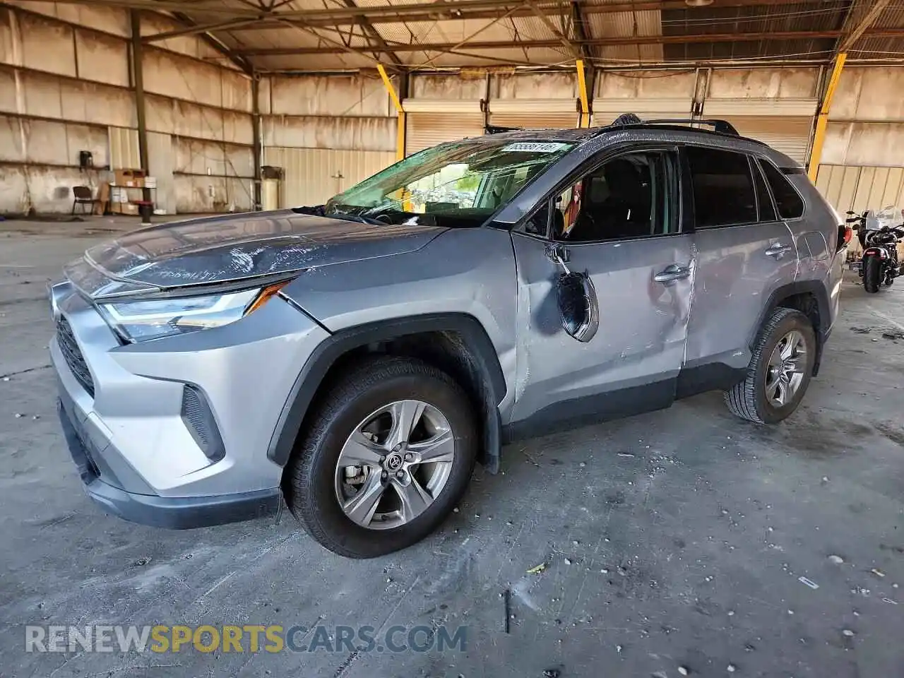 1 Photograph of a damaged car JTMRWRFV0PD190866 TOYOTA RAV4 2023