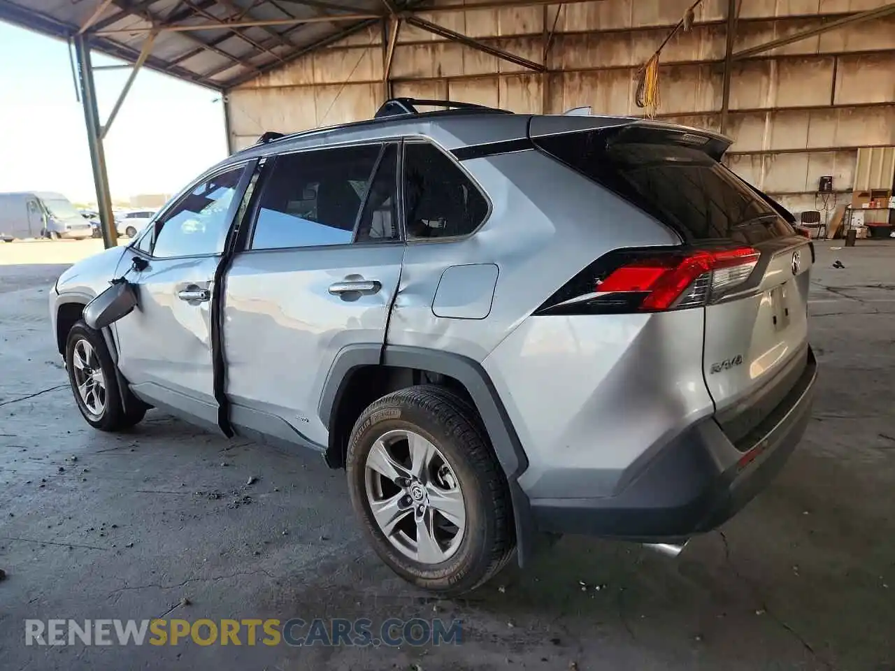 2 Photograph of a damaged car JTMRWRFV0PD190866 TOYOTA RAV4 2023