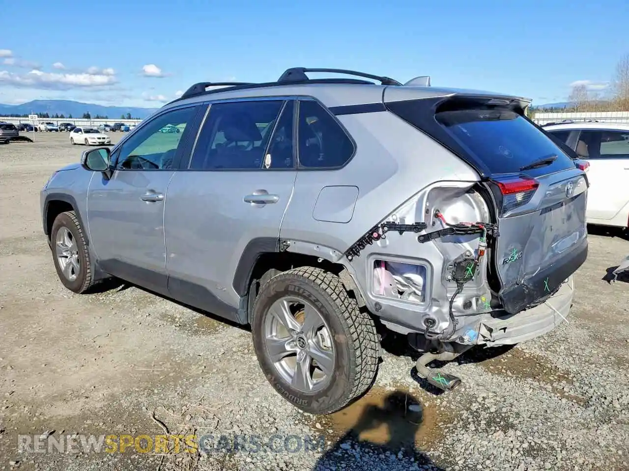 2 Photograph of a damaged car JTMRWRFV0PD201543 TOYOTA RAV4 2023