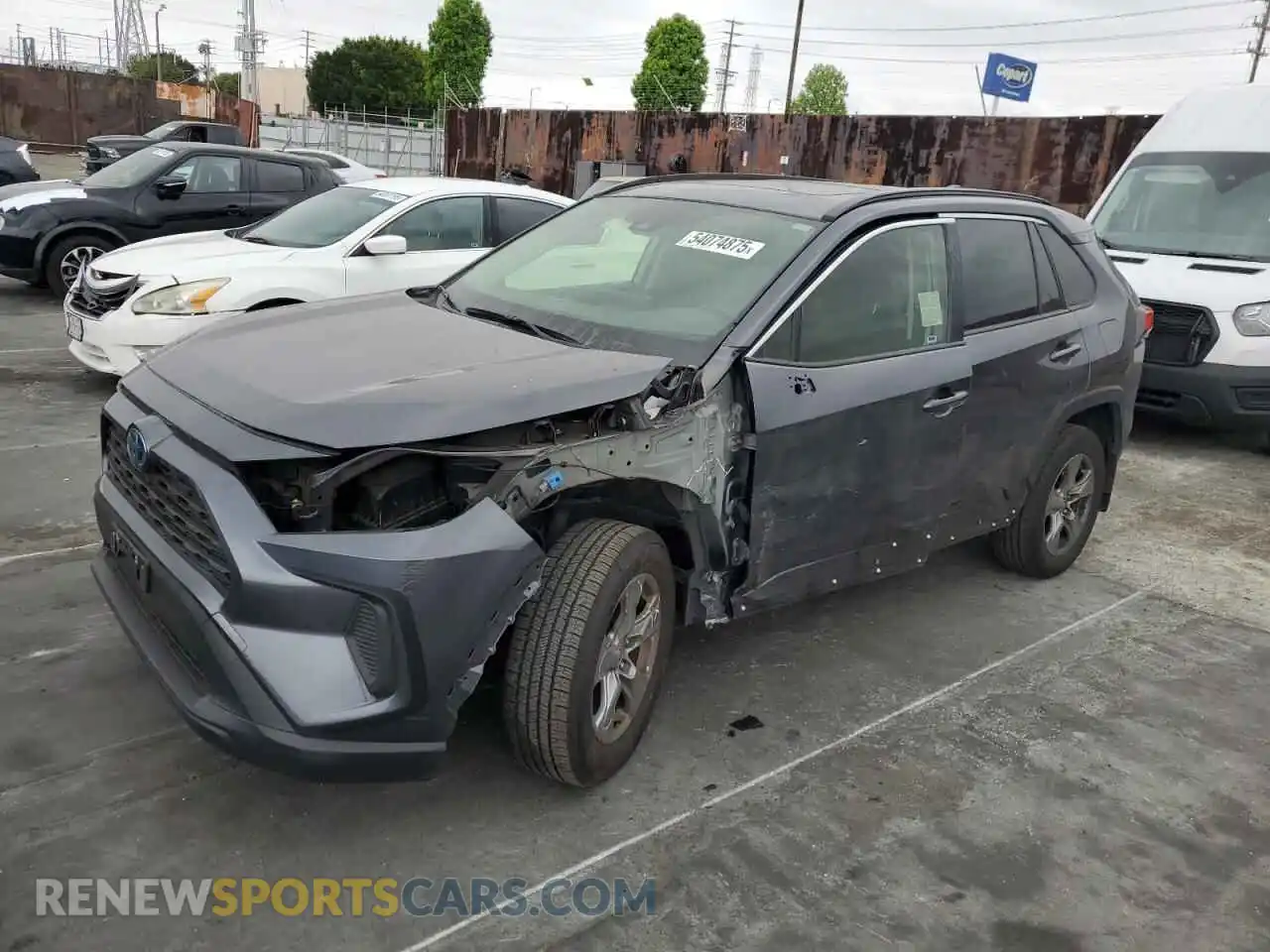 1 Photograph of a damaged car JTMRWRFV0PD207035 TOYOTA RAV4 2023