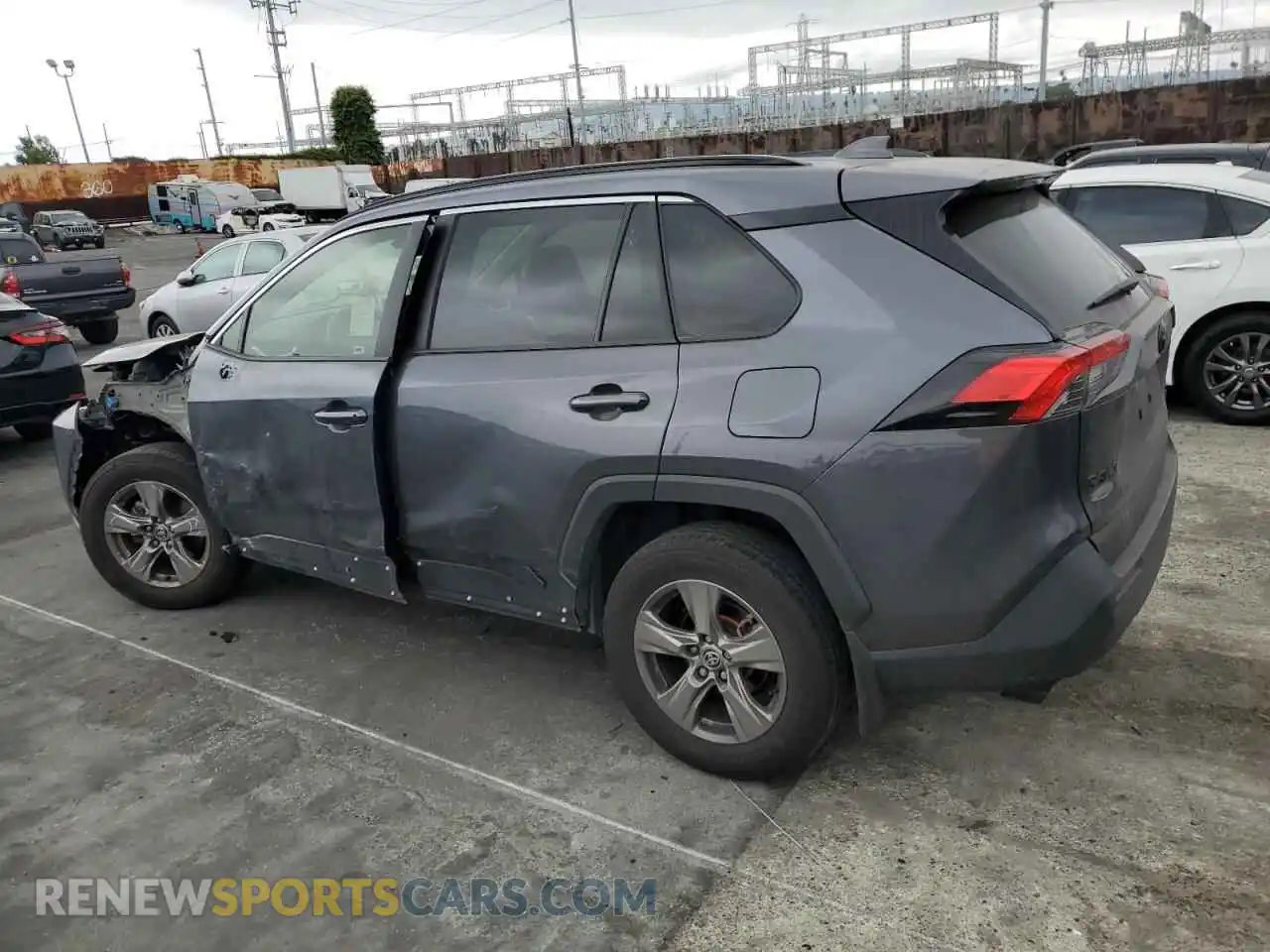 2 Photograph of a damaged car JTMRWRFV0PD207035 TOYOTA RAV4 2023