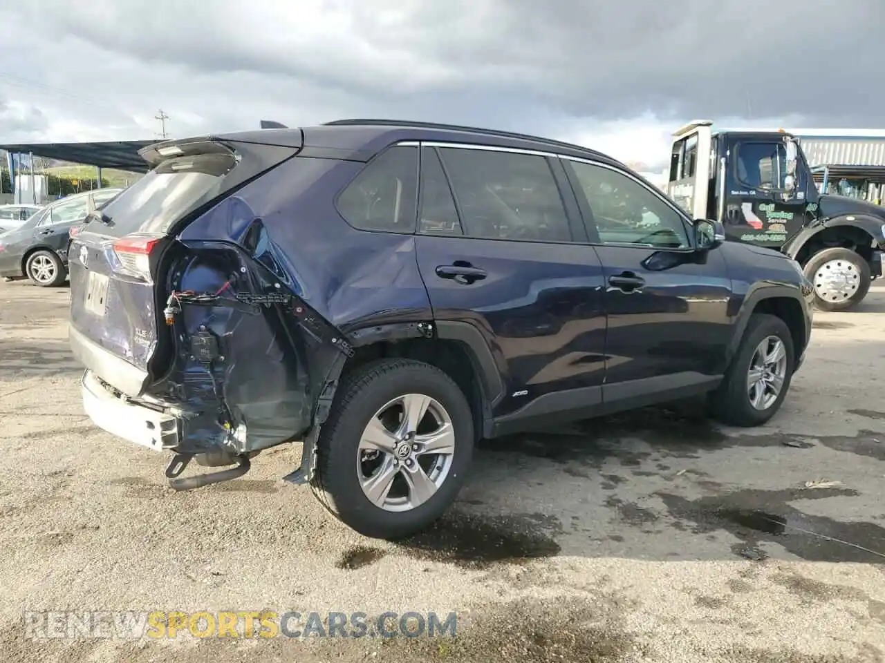 3 fotografías del automóvil dañado JTMRWRFV3PD196306 TOYOTA RAV4 2023