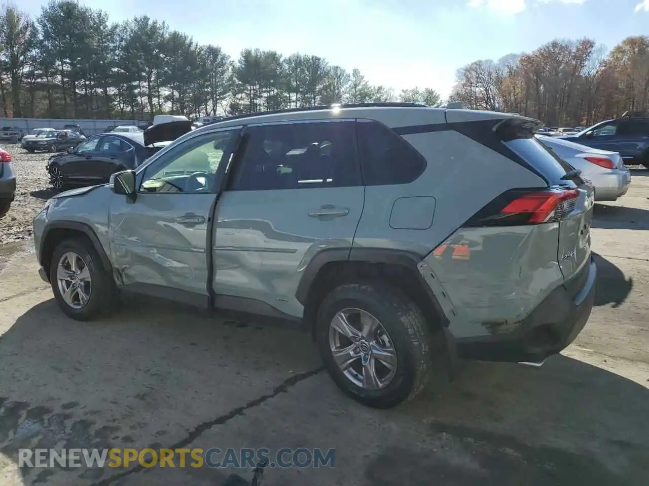 2 fotografías del automóvil dañado JTMRWRFV3PD207384 TOYOTA RAV4 2023
