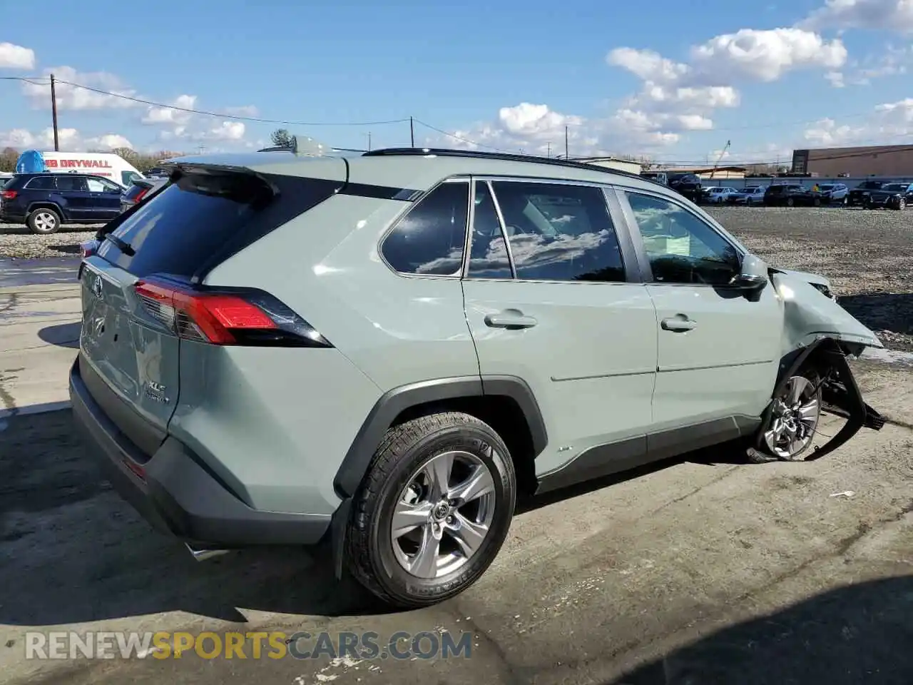 3 fotografías del automóvil dañado JTMRWRFV3PD207384 TOYOTA RAV4 2023