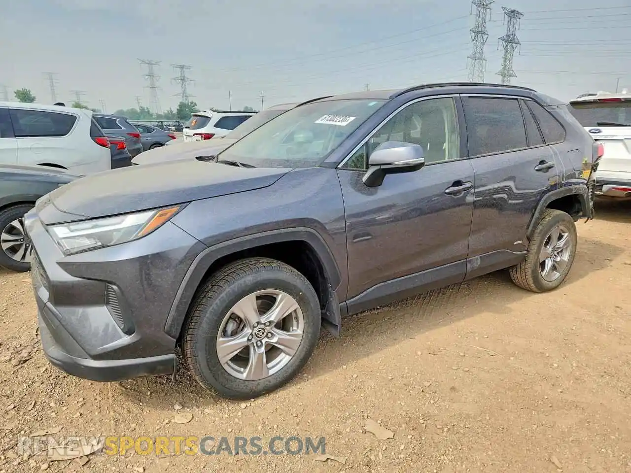 1 Photograph of a damaged car JTMRWRFV7PD207825 TOYOTA RAV4 2023