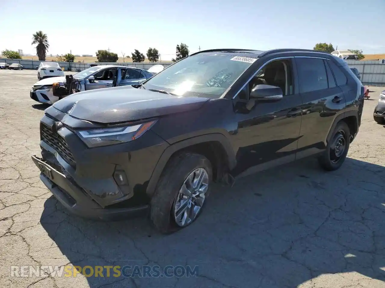 1 Photograph of a damaged car 2T3A1RFV1RC484201 TOYOTA RAV4 2024