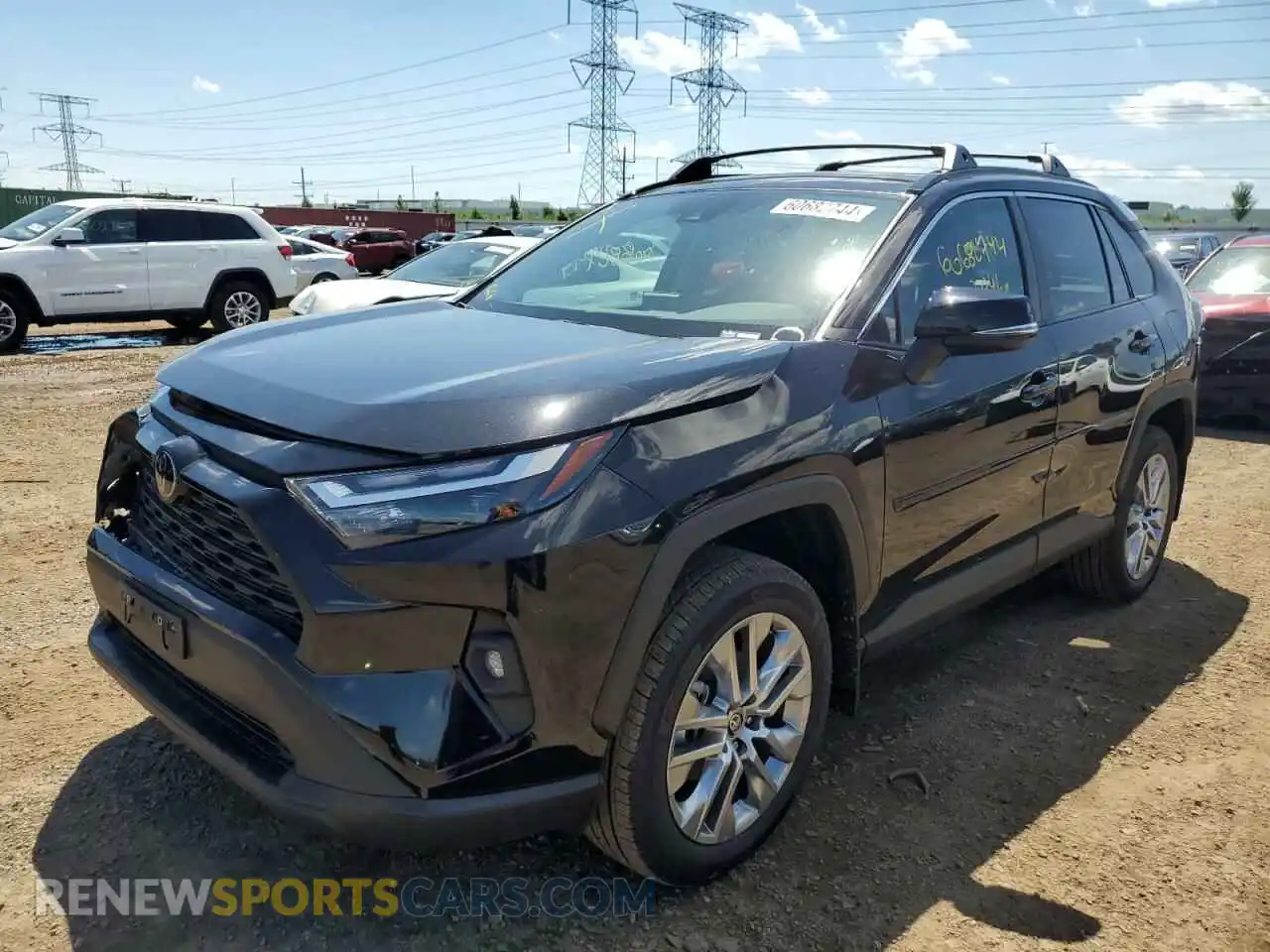 1 Photograph of a damaged car 2T3A1RFV2RC413556 TOYOTA RAV4 2024
