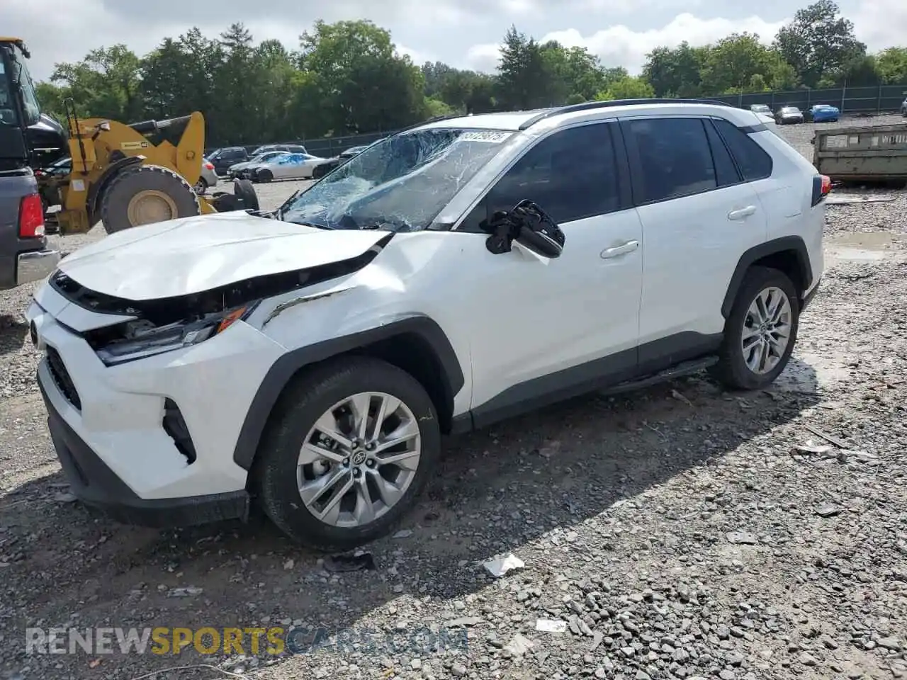 1 Photograph of a damaged car 2T3A1RFV2RW493665 TOYOTA RAV4 2024