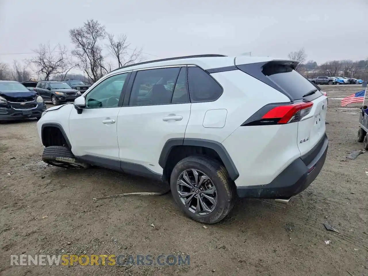 2 Photograph of a damaged car 2T3B6RFV7RW074927 TOYOTA RAV4 2024