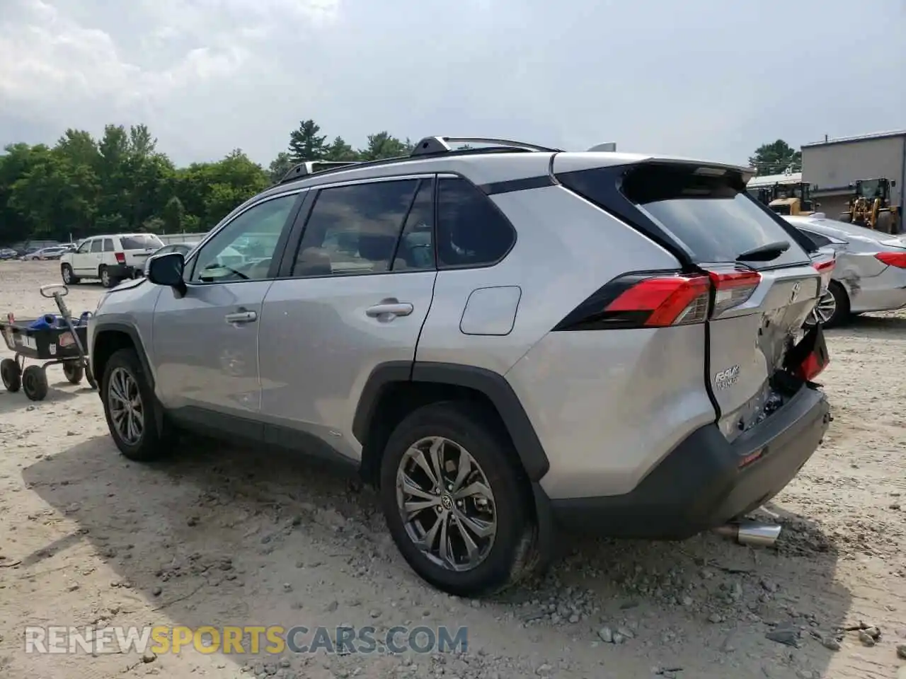 2 Photograph of a damaged car 2T3B6RFV9RW054887 TOYOTA RAV4 2024