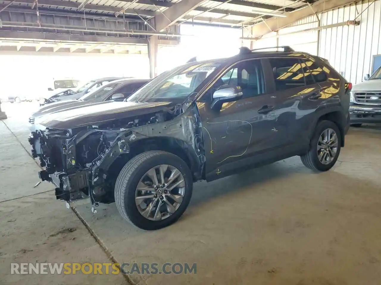 1 Photograph of a damaged car 2T3C1RFV3RC290066 TOYOTA RAV4 2024