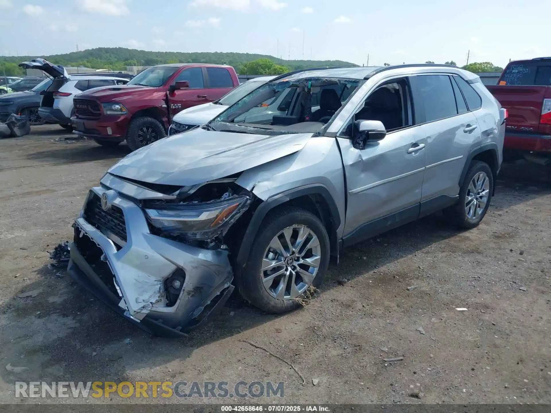 2 Photograph of a damaged car 2T3C1RFV4RC303360 TOYOTA RAV4 2024