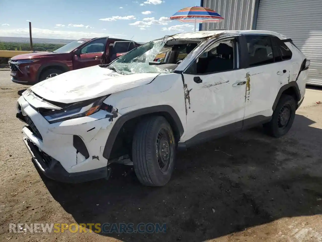 1 Photograph of a damaged car 2T3F1RFV3RC465784 TOYOTA RAV4 2024