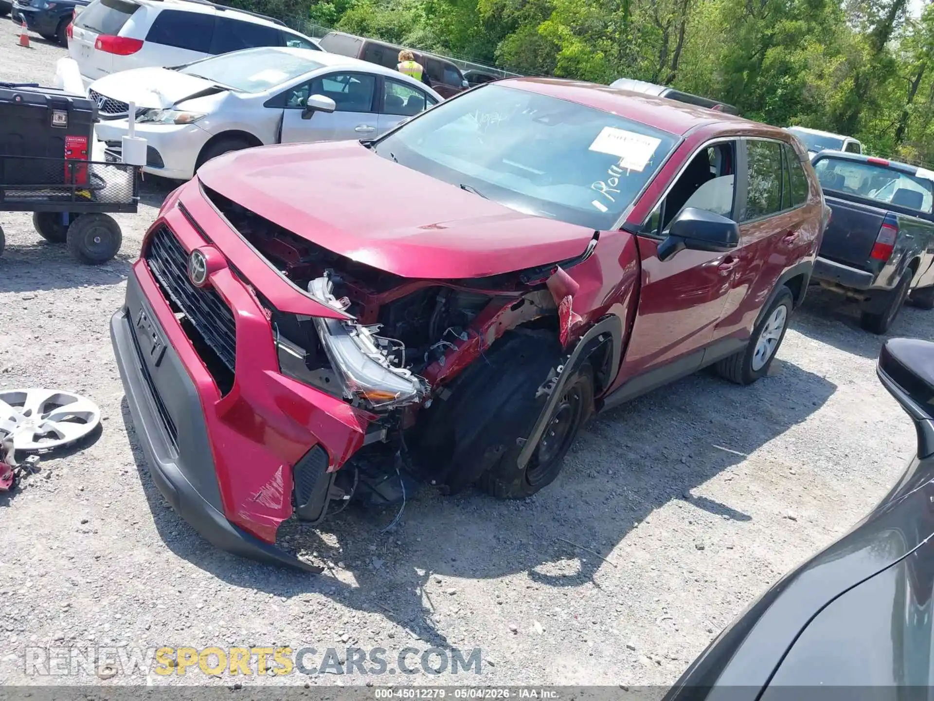 2 Photograph of a damaged car 2T3F1RFV5RW445339 TOYOTA RAV4 2024
