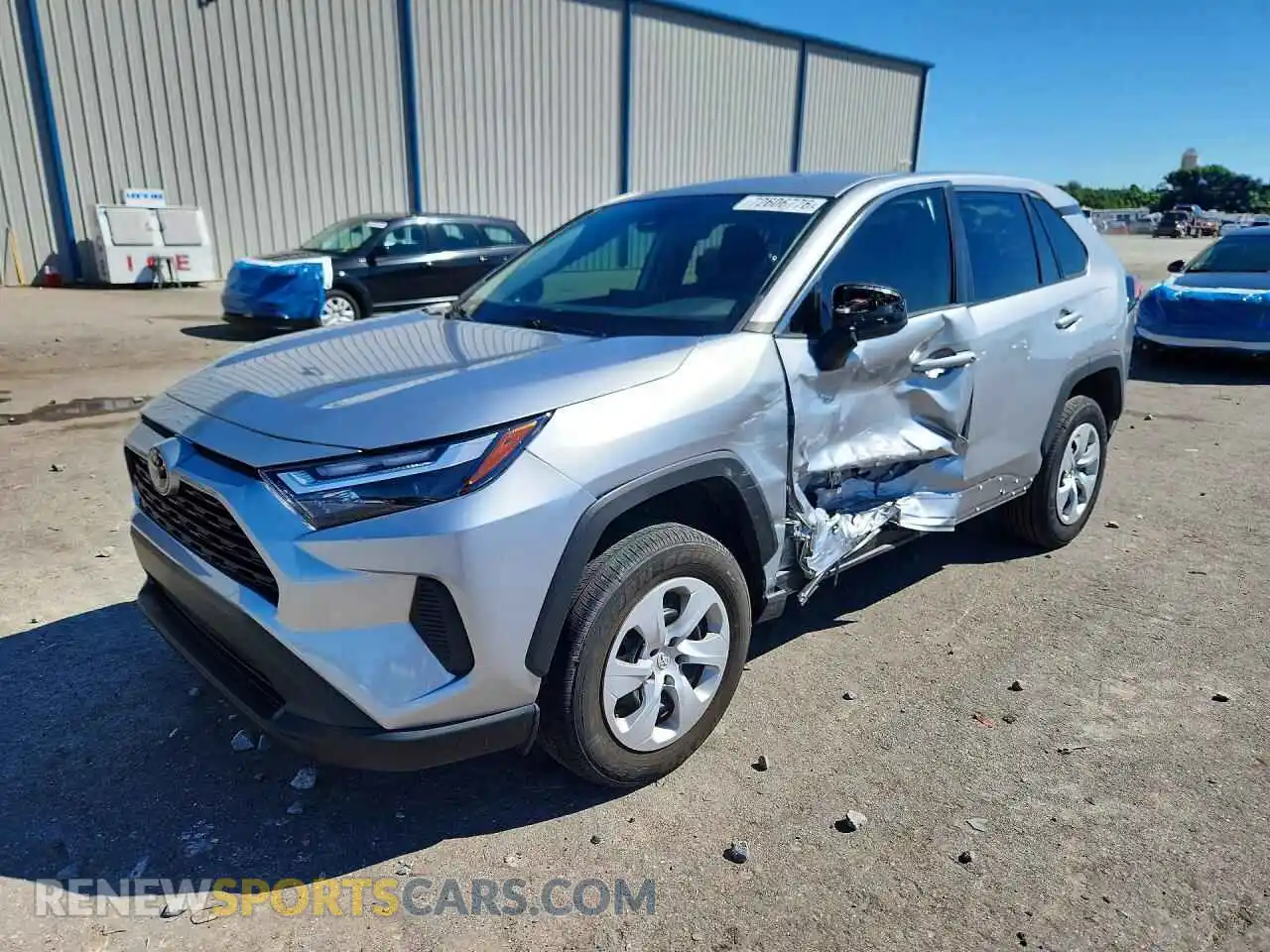1 Photograph of a damaged car 2T3H1RFV2RC254102 TOYOTA RAV4 2024