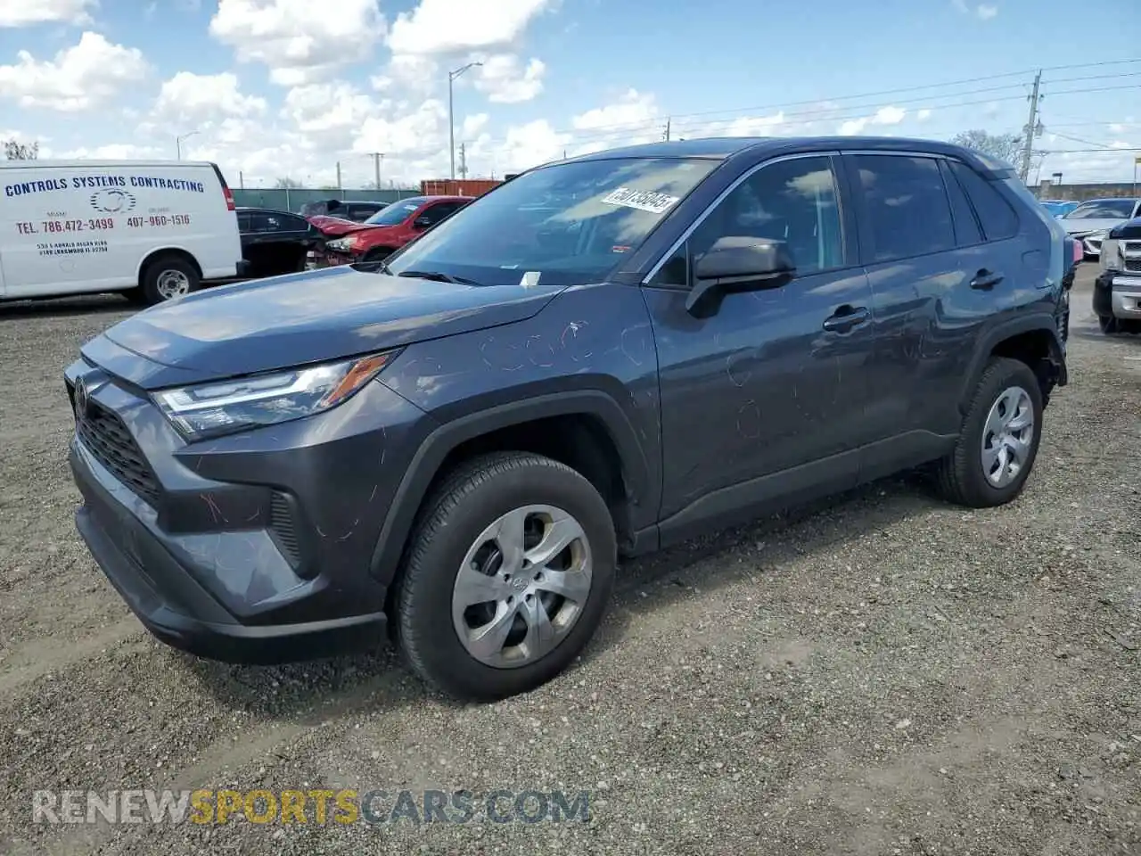1 Photograph of a damaged car 2T3H1RFV2RC259218 TOYOTA RAV4 2024