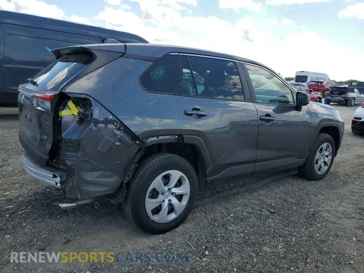 3 Photograph of a damaged car 2T3H1RFV2RC259218 TOYOTA RAV4 2024