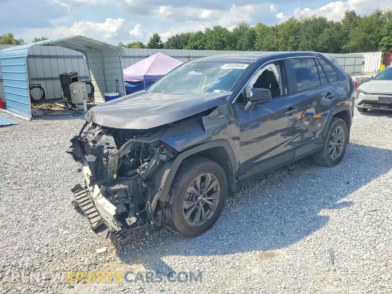 1 Photograph of a damaged car 2T3H1RFV2RW311588 TOYOTA RAV4 2024