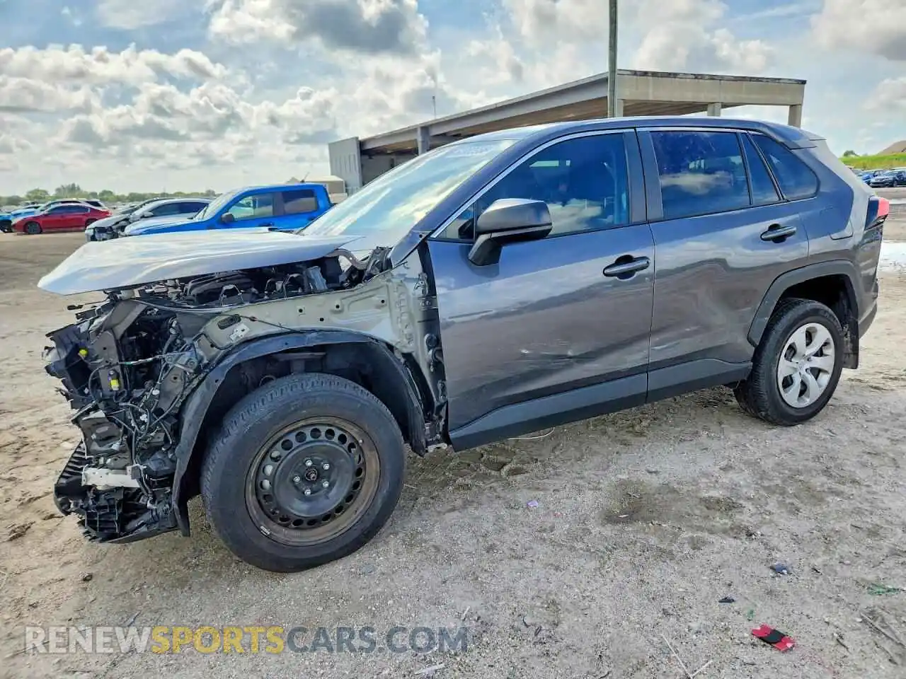1 Photograph of a damaged car 2T3H1RFV3RC275251 TOYOTA RAV4 2024