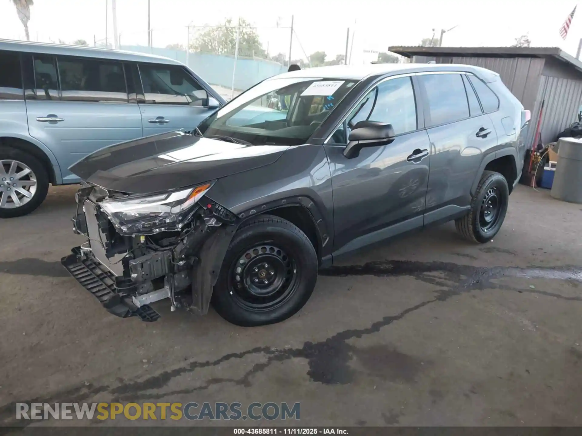 2 Photograph of a damaged car 2T3H1RFV4RW310099 TOYOTA RAV4 2024