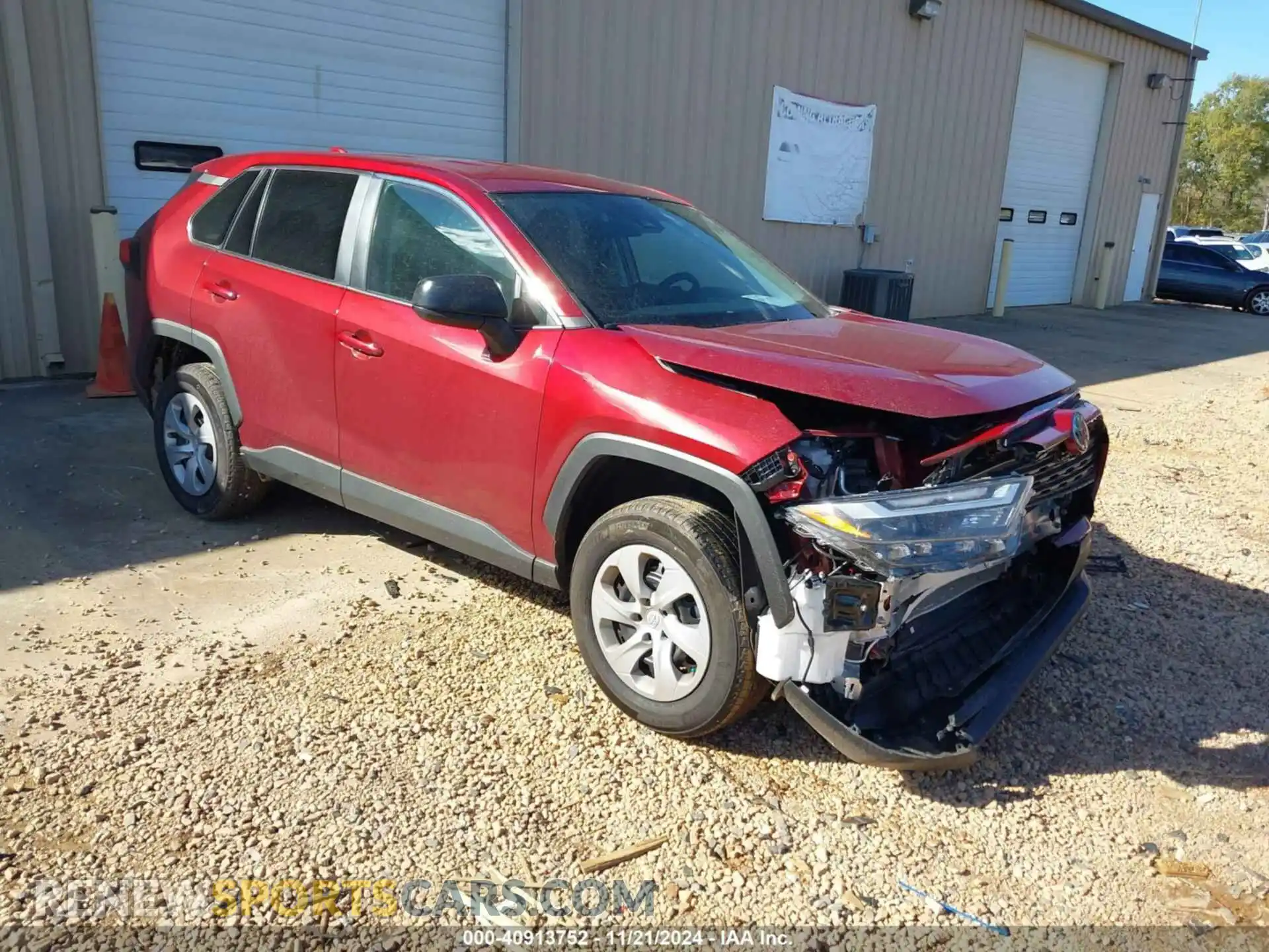 1 Photograph of a damaged car 2T3H1RFV4RW314167 TOYOTA RAV4 2024